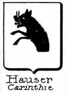 hauser Coat of Arms / Family Crest 7