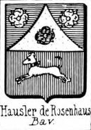 Hausler Coat of Arms / Family Crest 1