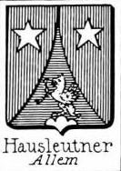 Hausleutner Coat of Arms / Family Crest 0