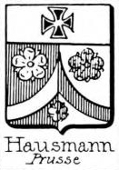 Hausmann Coat of Arms / Family Crest 1