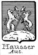 Hausser Coat of Arms / Family Crest 1