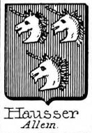 Hausser Coat of Arms / Family Crest 3