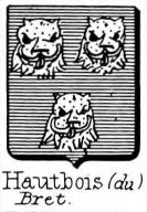 Hautbois Coat of Arms / Family Crest 1