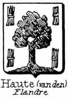 Haute Coat of Arms / Family Crest 0