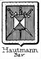 Hautmann Coat of Arms / Family Crest 0