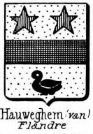 Hauweghem Coat of Arms / Family Crest 1