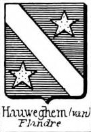 Hauweghem Coat of Arms / Family Crest 0