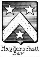 Hayderschatt Coat of Arms / Family Crest 0