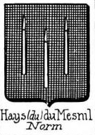 Hays Coat of Arms / Family Crest 1