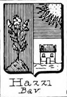Hazzi Coat of Arms / Family Crest 0