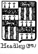 Headley Coat of Arms / Family Crest 0