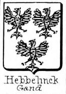Hebbelinck Coat of Arms / Family Crest 0