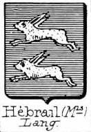 Hebrail Coat of Arms / Family Crest 0