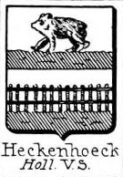 Heckenhoeck Coat of Arms / Family Crest 1