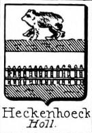 Heckenhoeck Coat of Arms / Family Crest 0