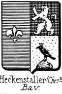 Heckenstaller Coat of Arms / Family Crest 2