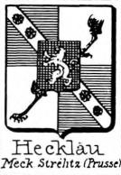 Hecklau Coat of Arms / Family Crest 1