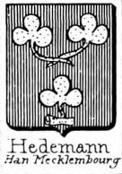 Hedemann Coat of Arms / Family Crest 1