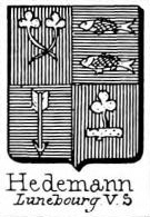 Hedemann Coat of Arms / Family Crest 2