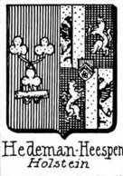 Hedemann Coat of Arms / Family Crest 3