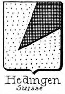 Hedingen Coat of Arms / Family Crest 0