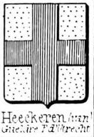 Heeckeren Coat of Arms / Family Crest 1