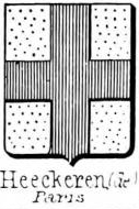 Heeckeren Coat of Arms / Family Crest 0