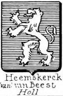 Heemskerck Coat of Arms / Family Crest 2