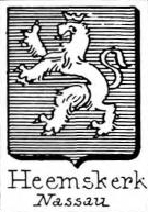 Heemskerk Coat of Arms / Family Crest 1