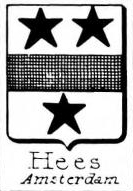 Hees Coat of Arms / Family Crest 1