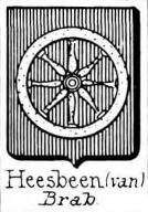 Heesbeen Coat of Arms / Family Crest 0