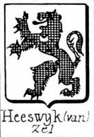 Heeswyk Coat of Arms / Family Crest 0