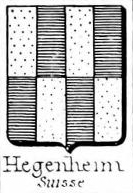Hegenheim Coat of Arms / Family Crest 0
