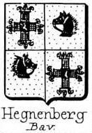 Hegnenberg Coat of Arms / Family Crest 2