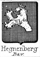 Hegnenberg Coat of Arms / Family Crest 1