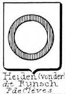 Heiden Coat of Arms / Family Crest 10