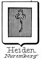 Heiden Coat of Arms / Family Crest 1