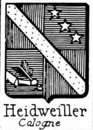 Heidweiller Coat of Arms / Family Crest 0