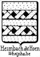 Heimbach Coat of Arms / Family Crest 1