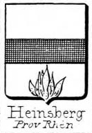Heinsberg Coat of Arms / Family Crest 1