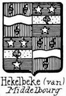 Hekelbeke Coat of Arms / Family Crest 0
