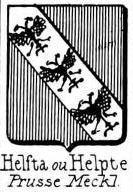 Helfta Coat of Arms / Family Crest 1