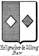 Hellgrueber Coat of Arms / Family Crest 1