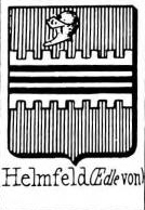 Helmfeld Coat of Arms / Family Crest 1