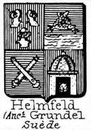 Helmfeld Coat of Arms / Family Crest 0