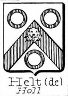 Helt Coat of Arms / Family Crest 2