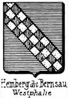 Hemberg Coat of Arms / Family Crest 0