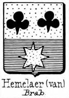 Hemelaer Coat of Arms / Family Crest 0
