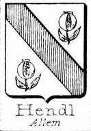 Hendl Coat of Arms / Family Crest 0