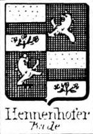 Hennenhofer Coat of Arms / Family Crest 0